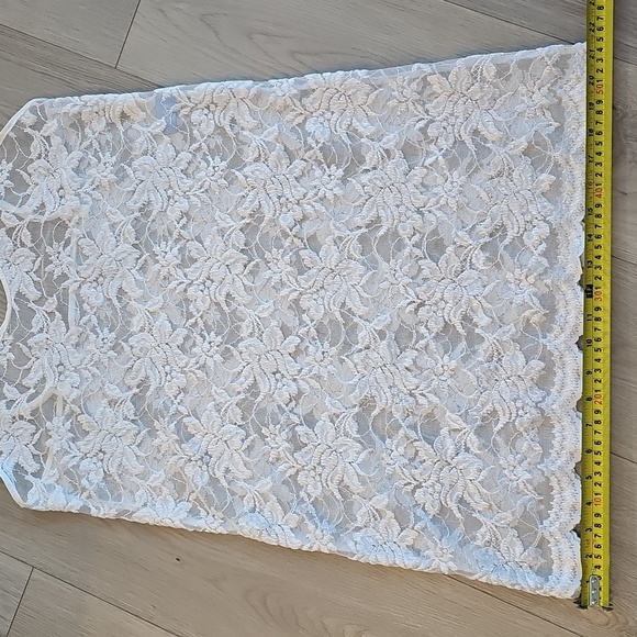 Vintage Lady Cameo Floral Lace Camisole Slip, Med - Picture 14 of 14